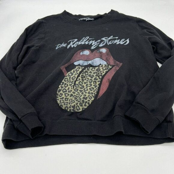 Rolling Stones Leopard Tongue Logo long sleeve top 2XL - Picture 1 of 3